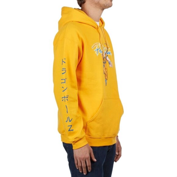 Primitive x Dragon Ball Z Brand New Super Saiyan Goku Gold Hoodie Small Gift - Picture 2 of 3
